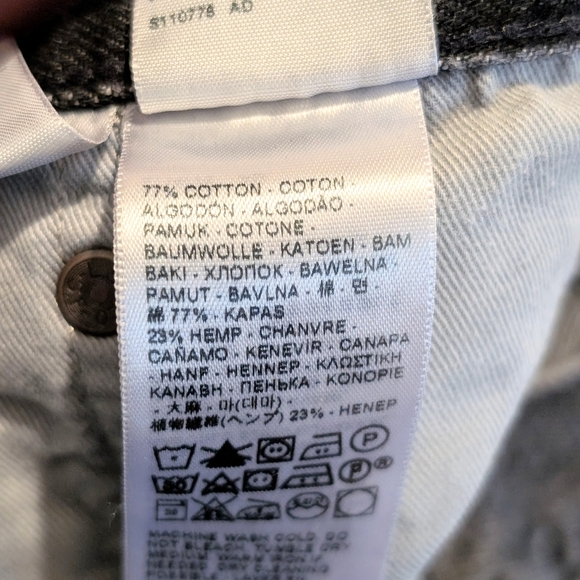 Levi's Men's 551Z Black Straight Jeans ~ Size 32x30 - Picture 12 of 14